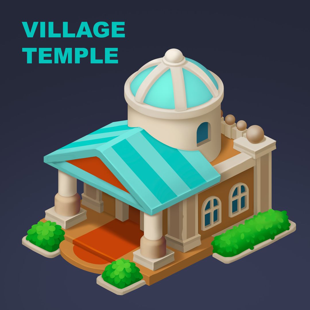 Village Temple by Nikita K.