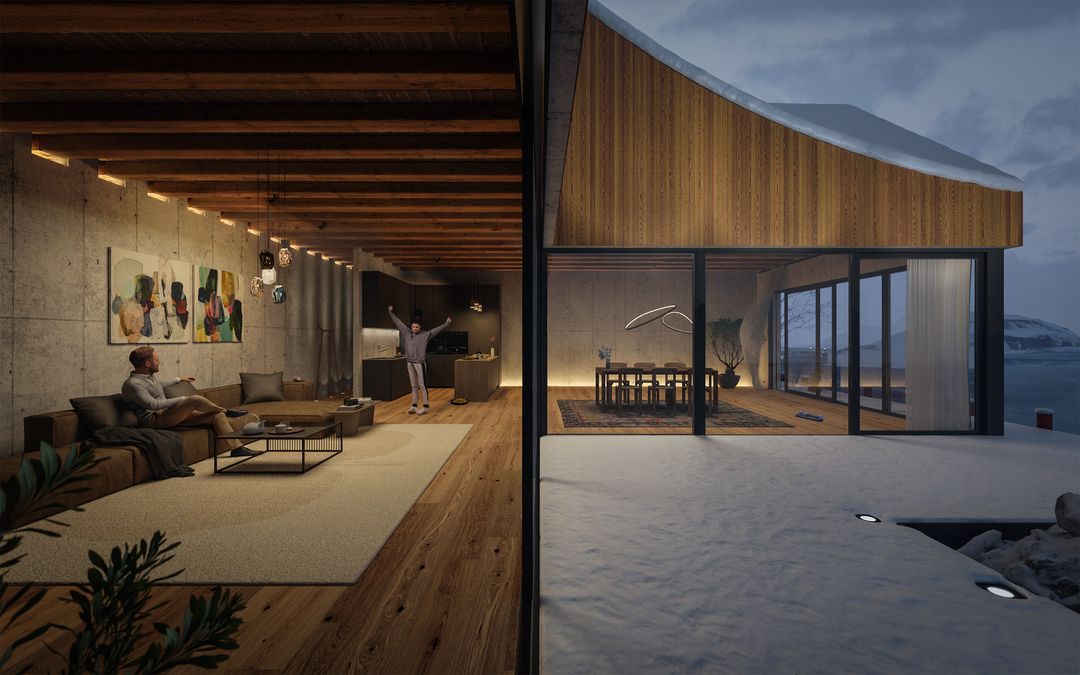 Serene retreat in Toyama | Atmospheric Interior Rendering
