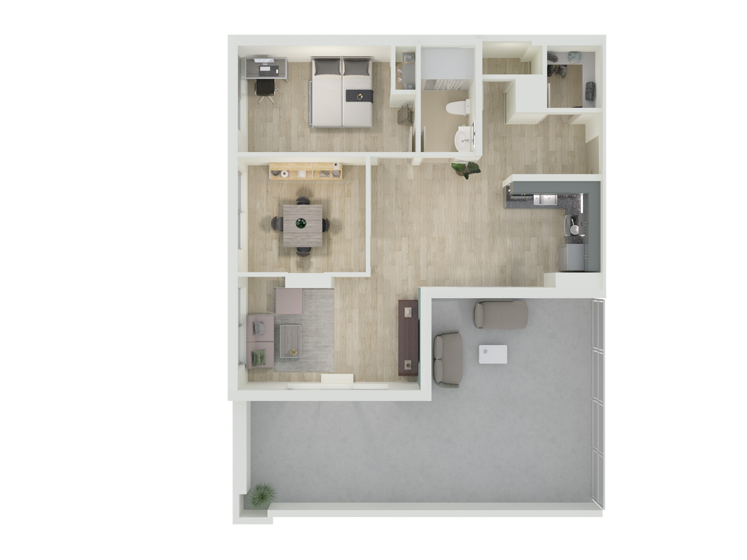 Student Housing 3D Floorplans
