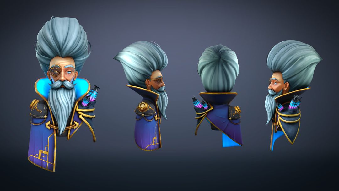 Zilean - League Of Legends - Fan Art by Linda B.