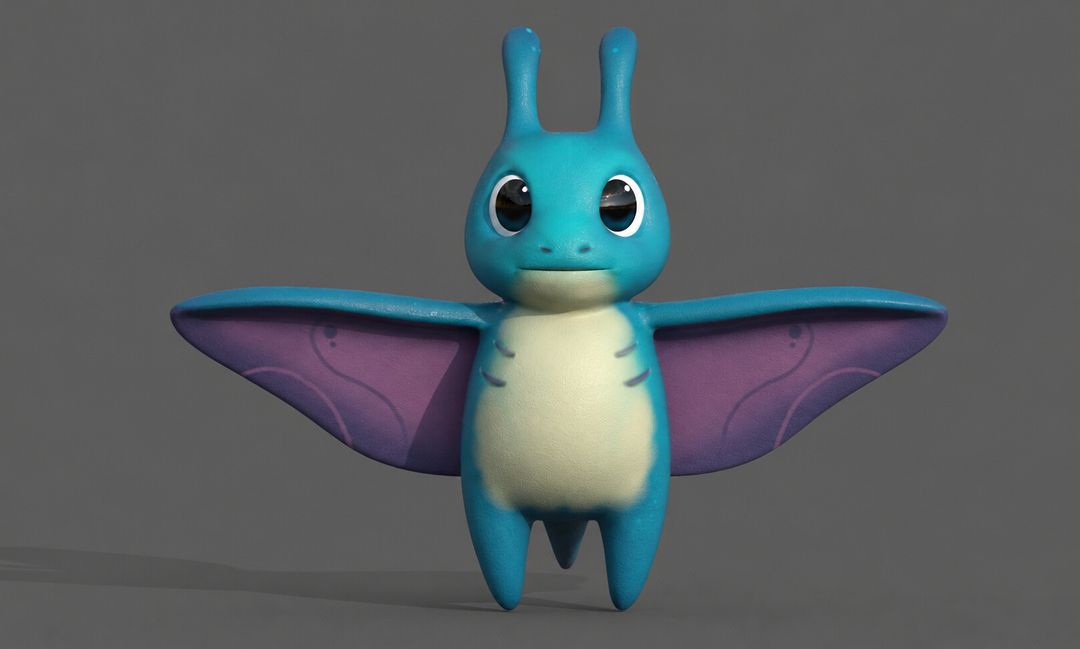 Spirit The Manta Ray - Game ready Character