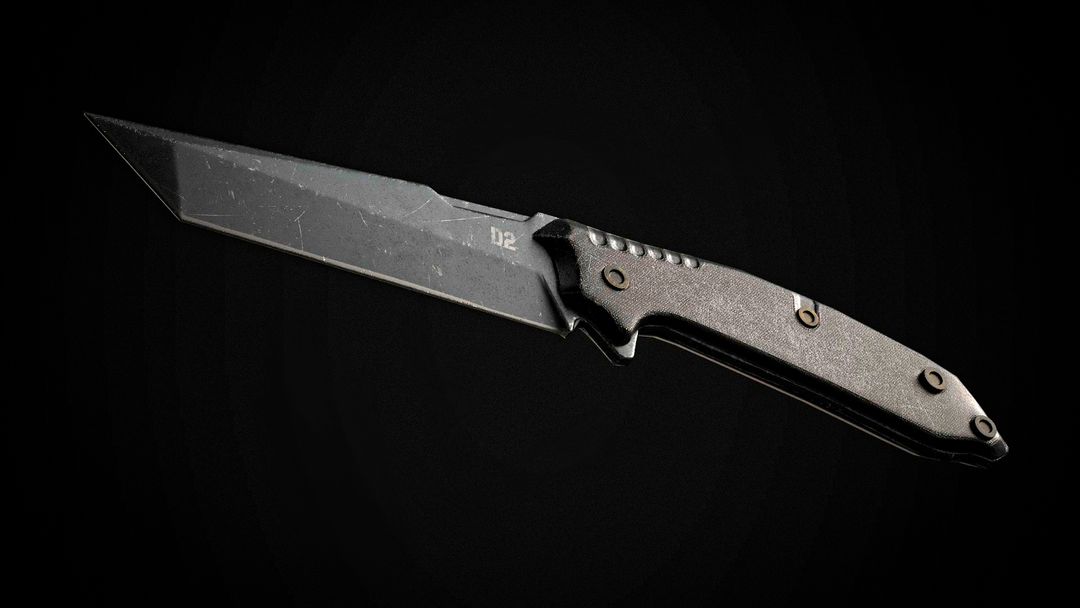 Combat Knife - Game Asset