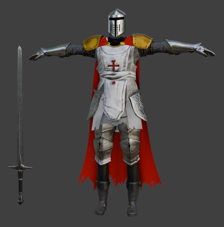 3d Templar Knight
