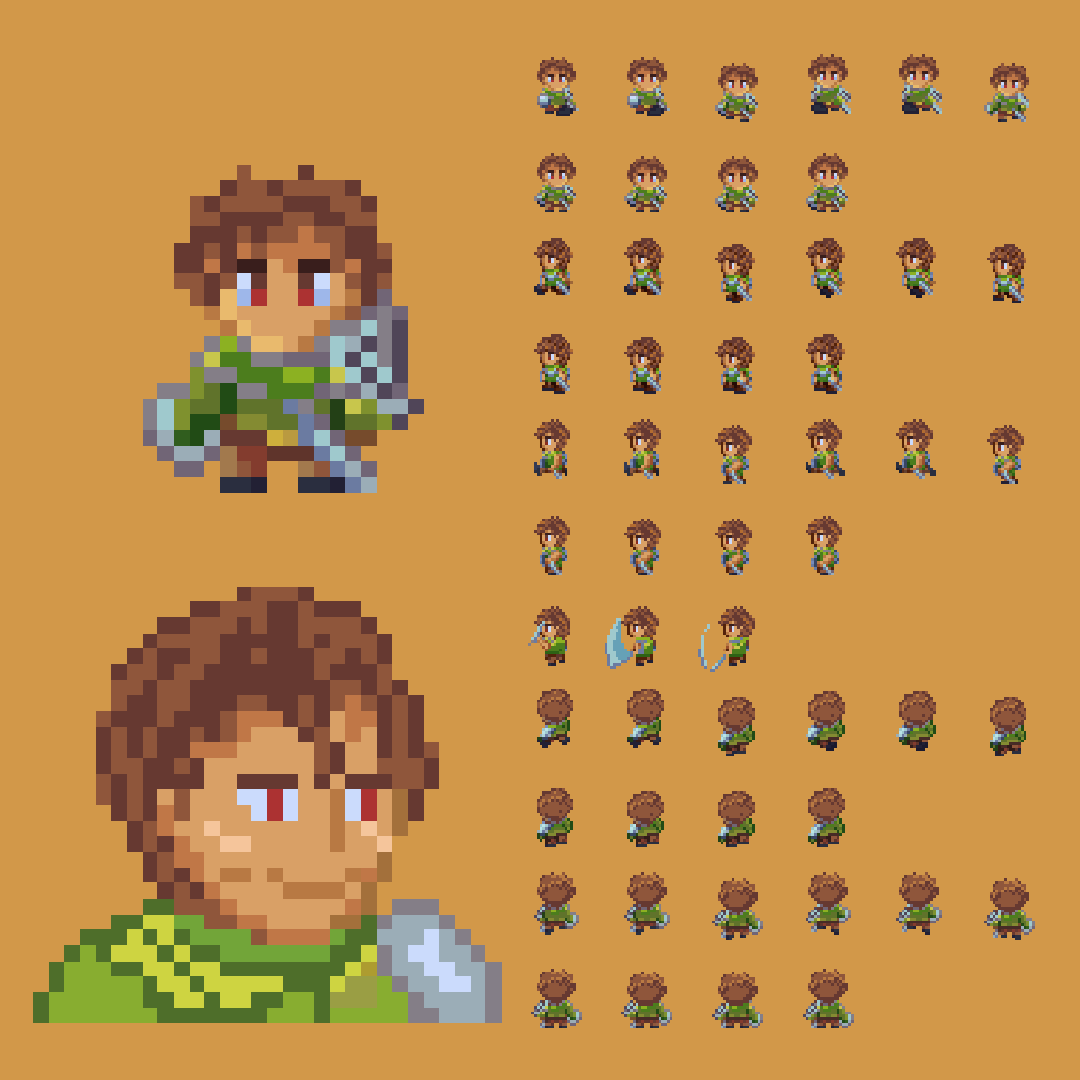 Pixel Art Characters & Props