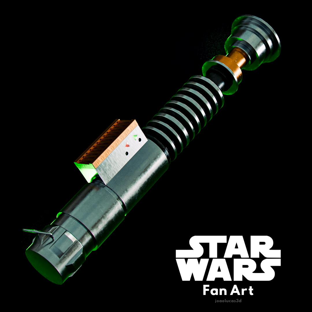 Luke Skywalker Lightsaber - Fan Art by Joao Lucas V.