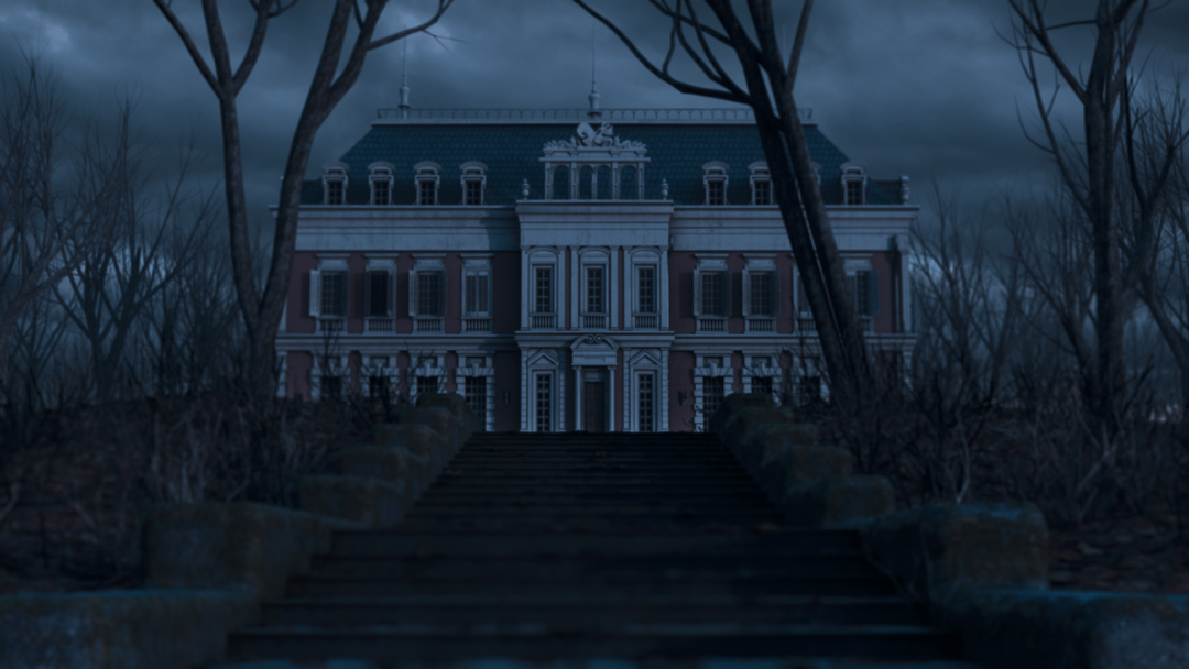 Abandoned Mansion - CG Shot of Feature Film