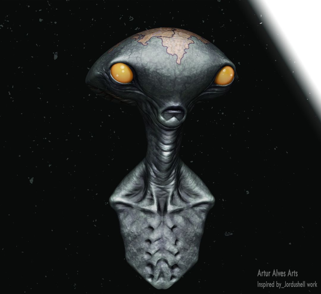 "Alien" fanart based on artist Jordu Schell.