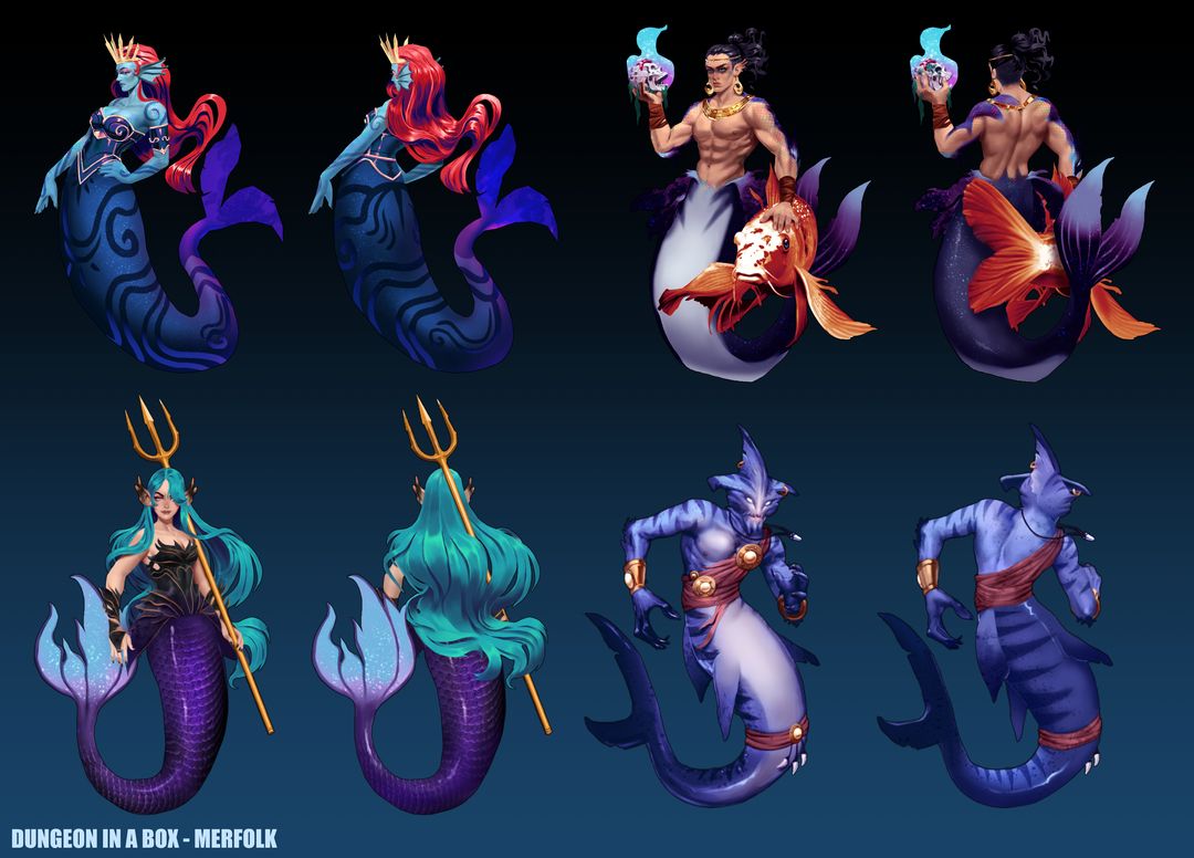 Dungeon in a Box - Merfolk Set