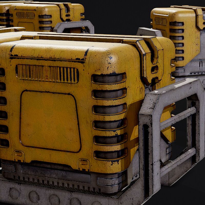 Sci-Fi Crates by Marwan A.