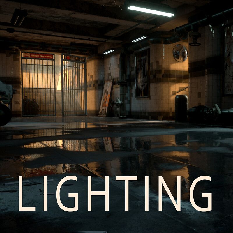 Re-lighting UE4's Subway Scene