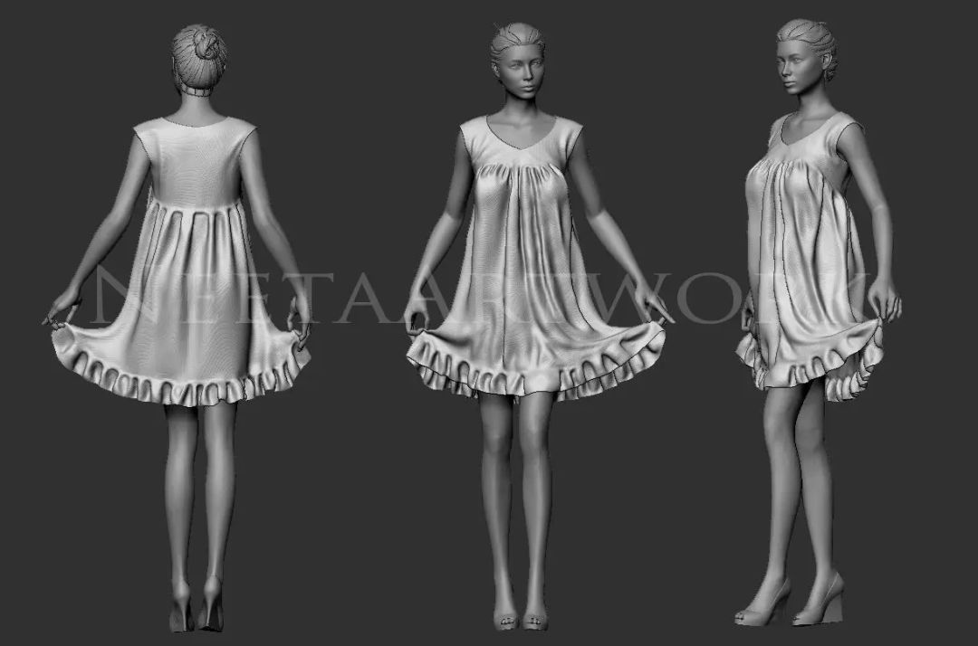 3D Outfits Artwork