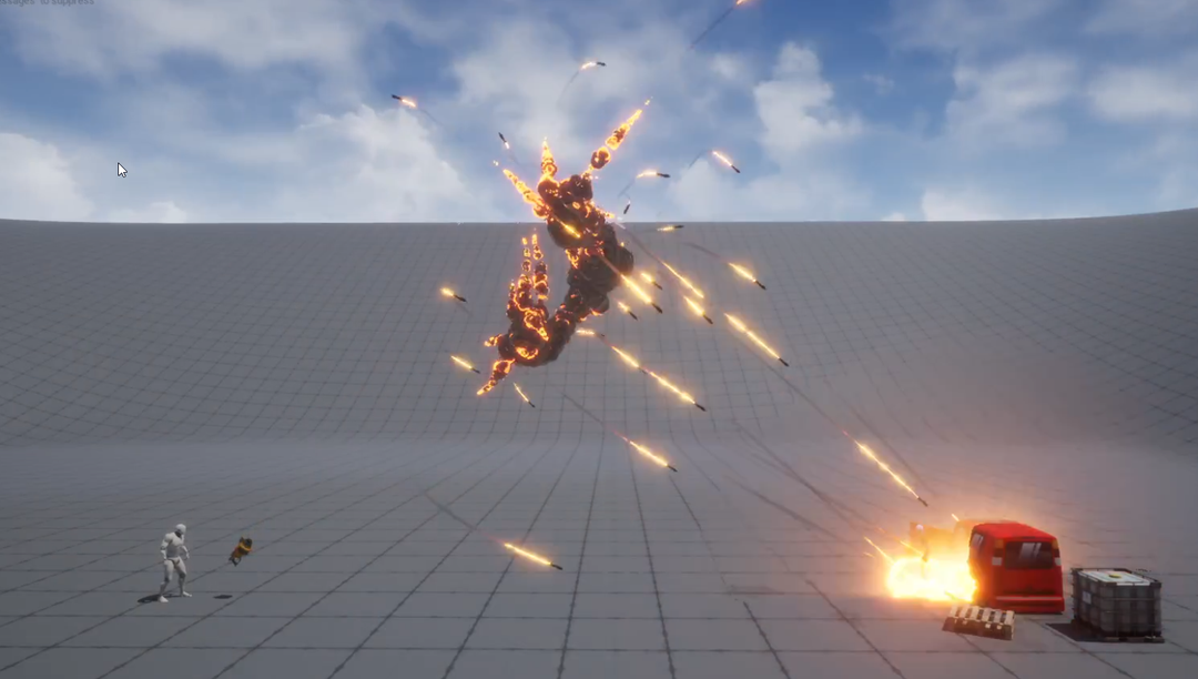 Stylized vfx Gun and explosion
