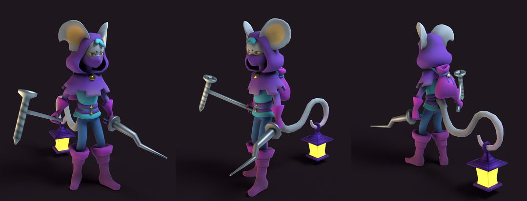 Fantasy Low Poly Character Set