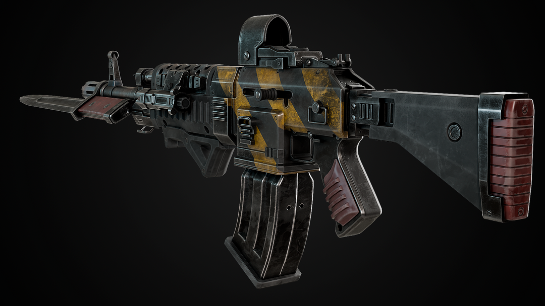 Iron warriors Agripinaa Mk VIII Braced Autogun