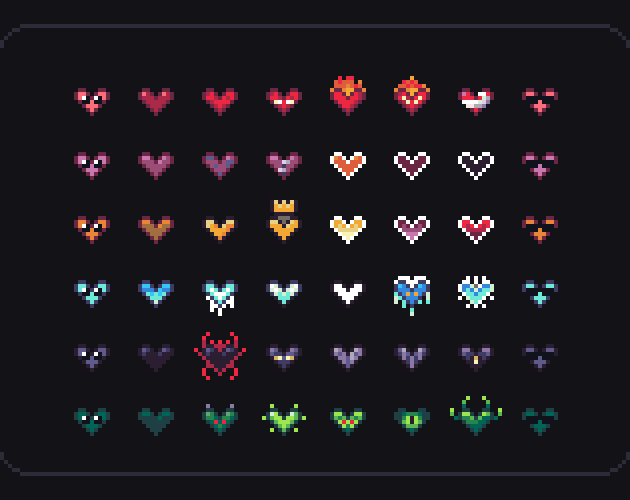 pixel art game icons