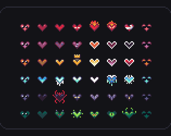 pixel art game icons