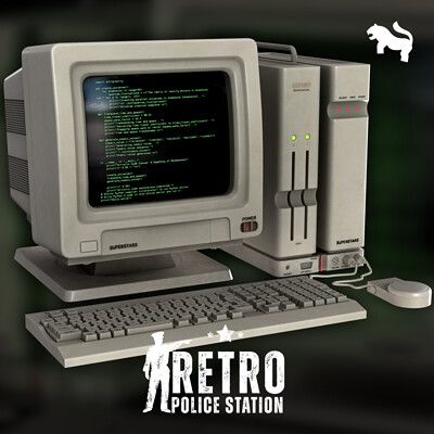 Computer - Retro Police Station