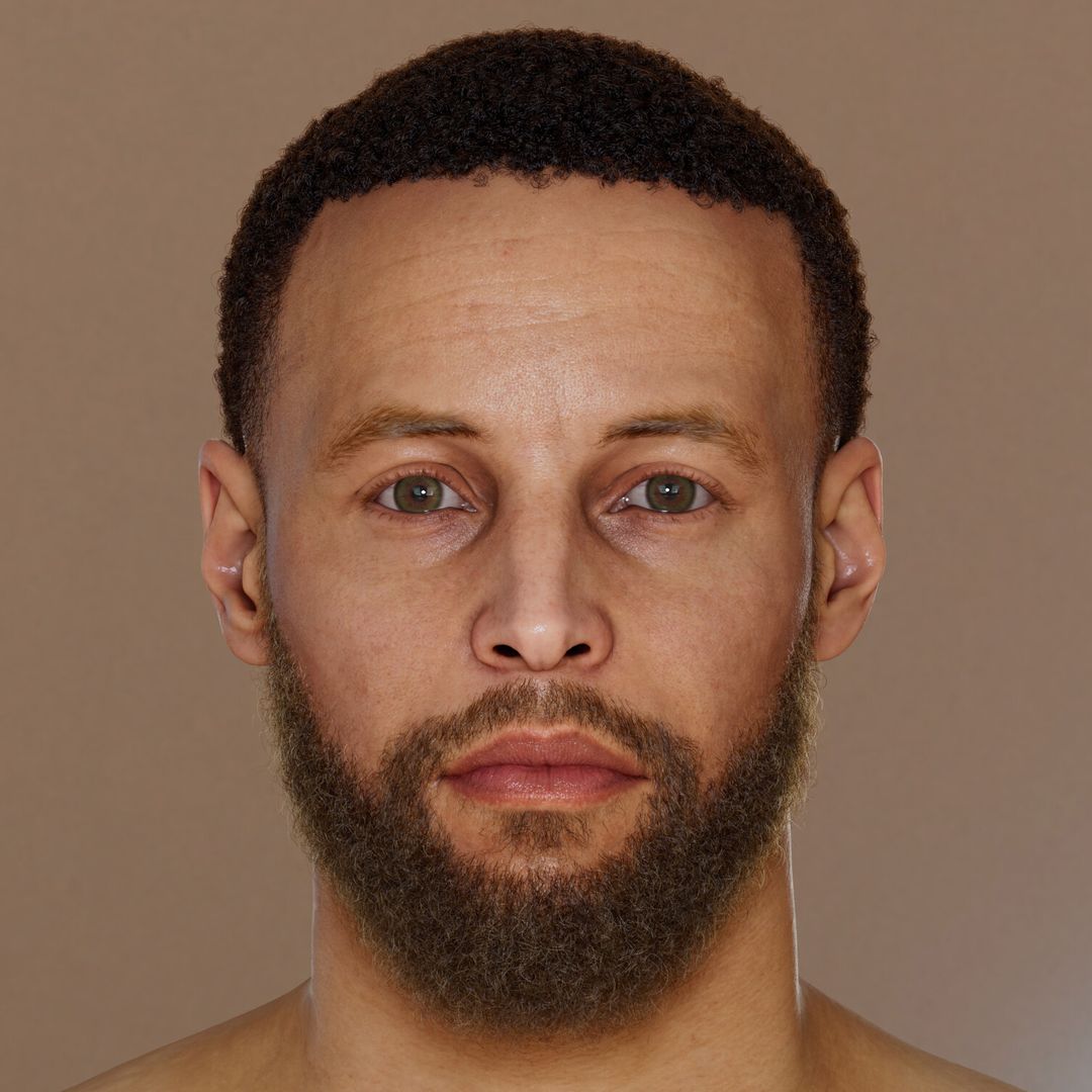 Stephen Curry - 3D likeness by Michael R.