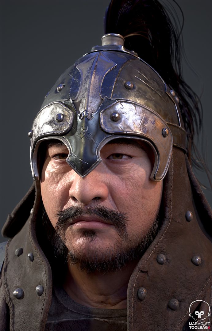 Ancient Mongolian Soldier - REALTIME by Michael R.