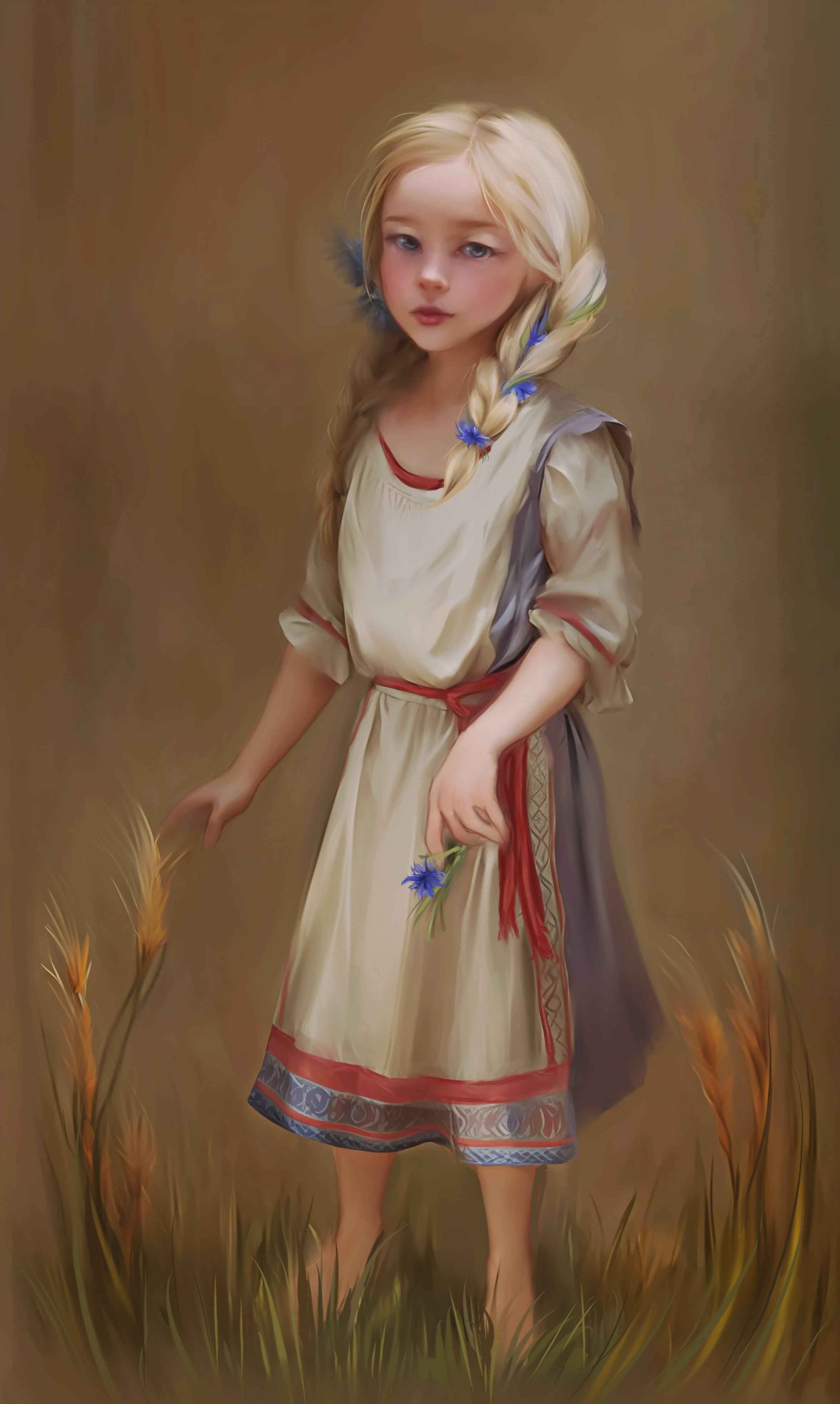 Medieval Girl Concept Art