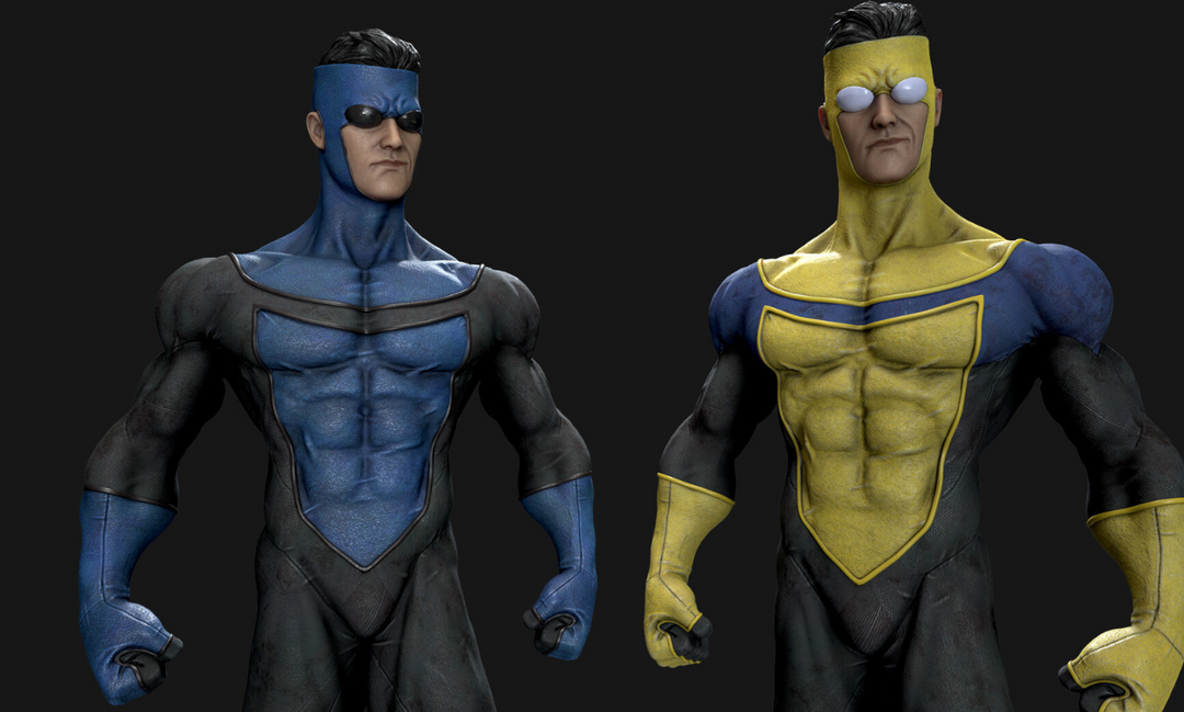 3D SUPERHERO CHARACTER