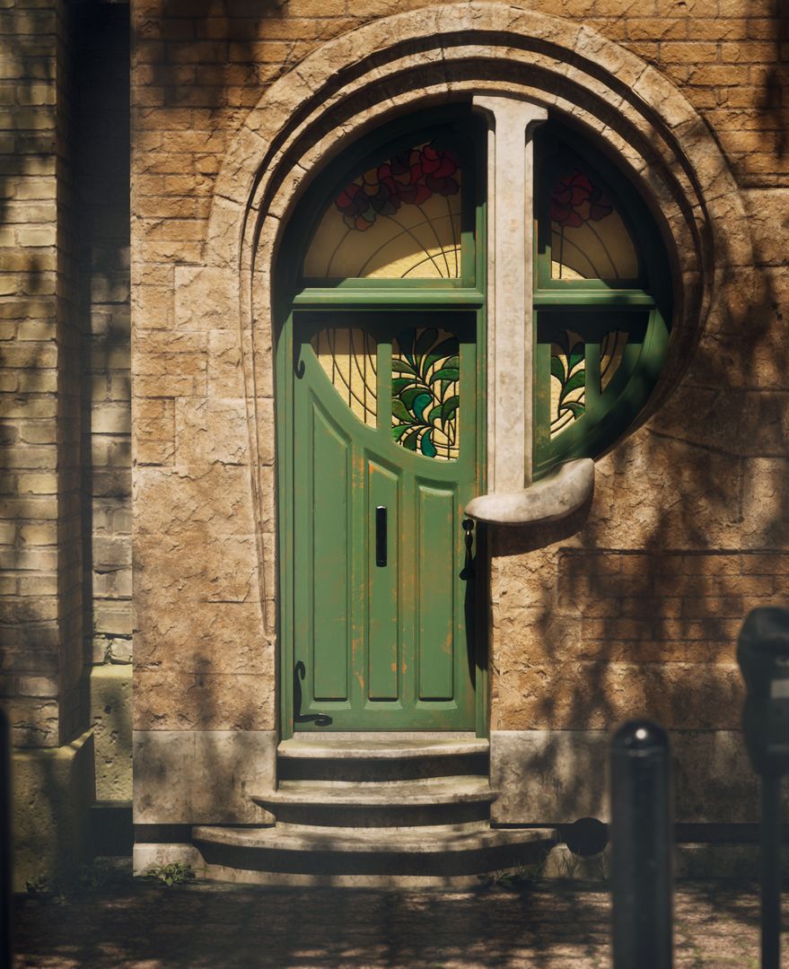 Art Nouveau Door by Ashley S.
