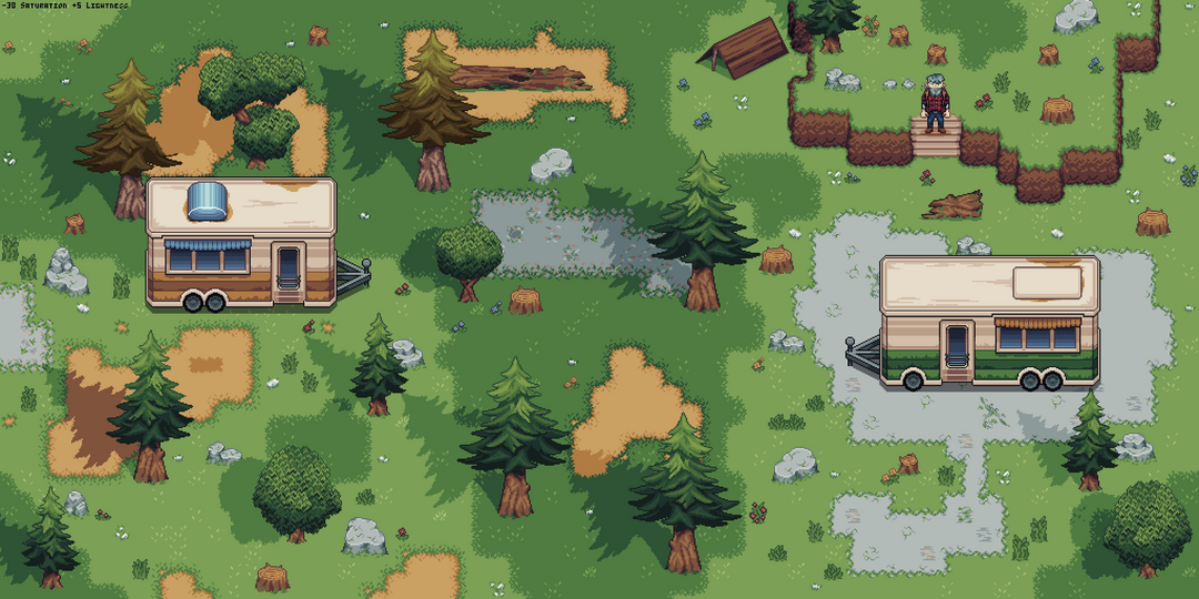 Tileset for a survival game by David F.