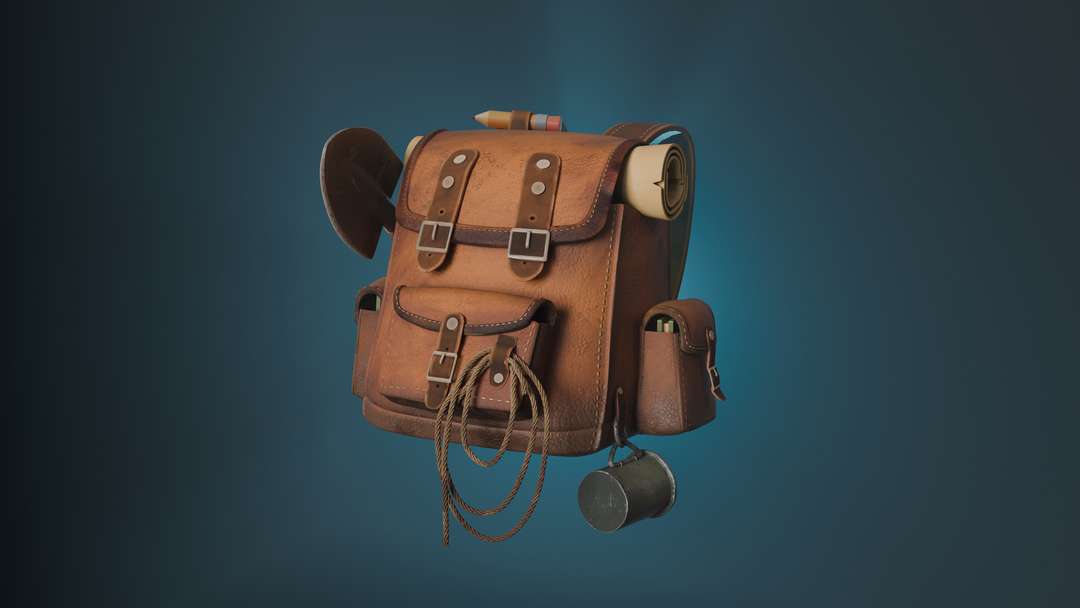 Stylized 3D Backpack