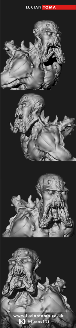 Sculpting practice by Lucian T.