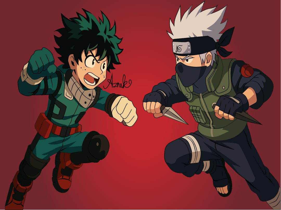 Kakashi and Izuka Portrait