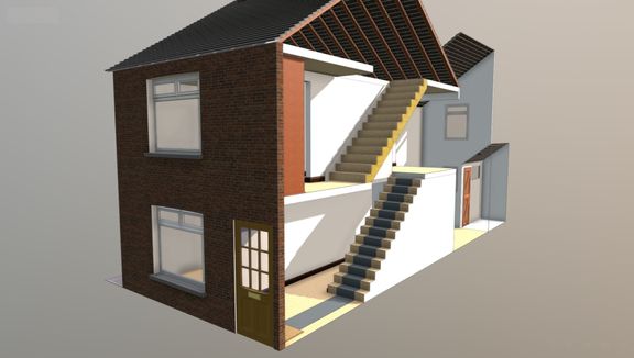 Semi-detached internal re-fit (Sandwich, Kent)
