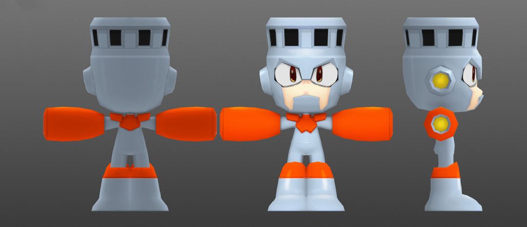 Low-poly Fireman by Claudia M.