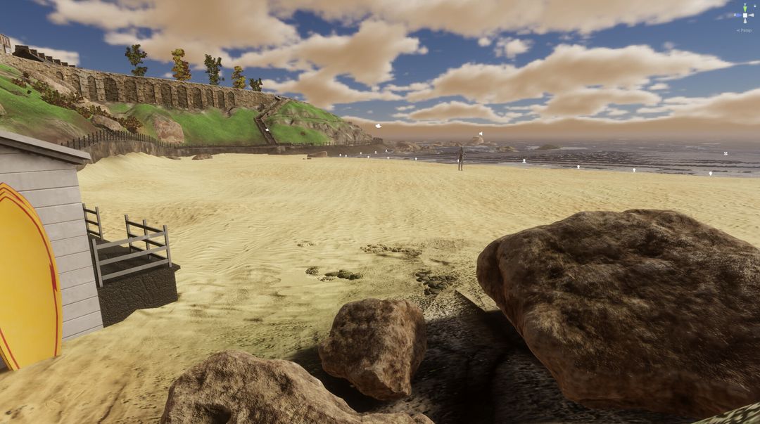 Open Space Beach XR Environment