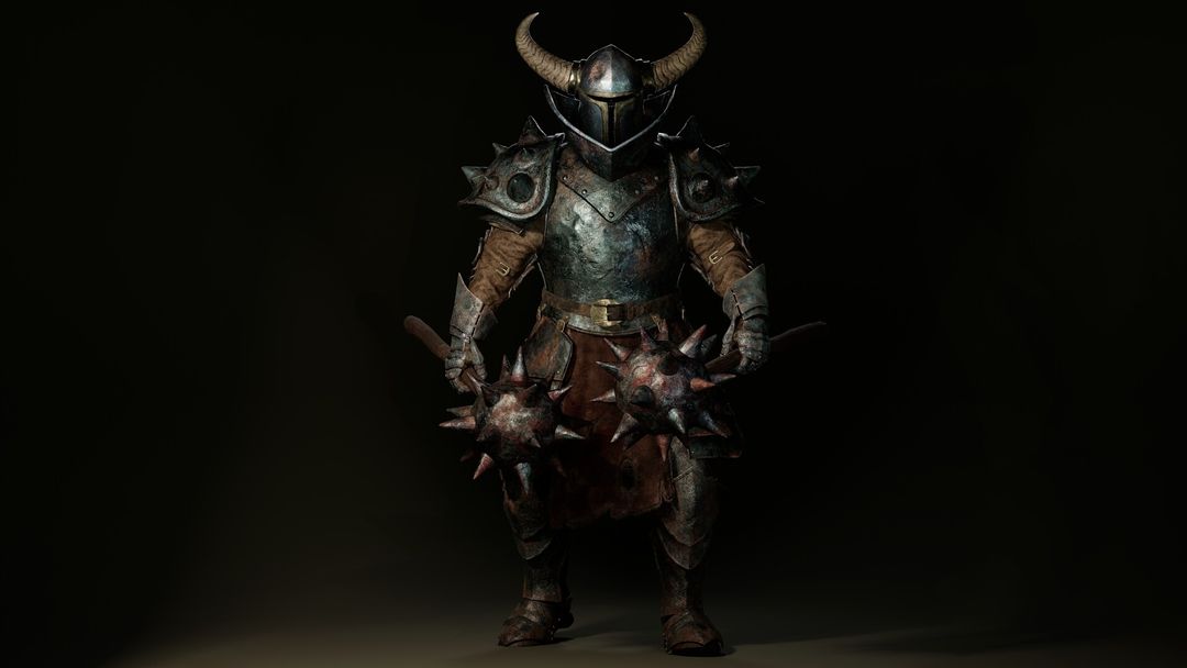 'Accursed Morningstar Knight' Model by Brian E.