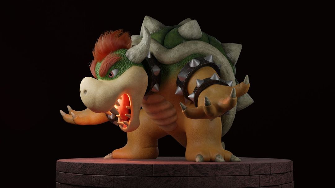 Bowser 3D Model by Brian E.