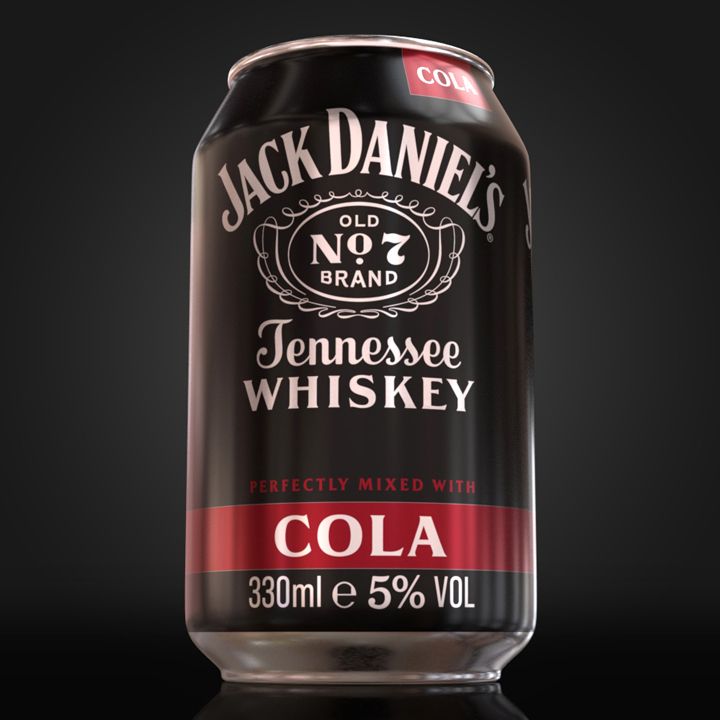 Jack Daniels and Cola Can Render