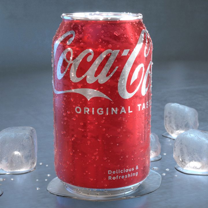Coca Cola Can Render