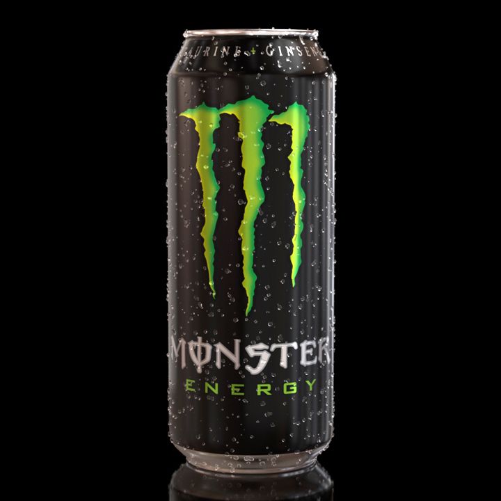 Monster Energy Drink Can Render
