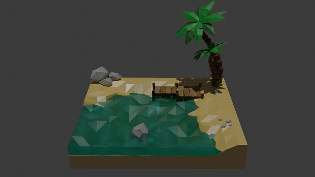 Low Poly Island by Matthew F.