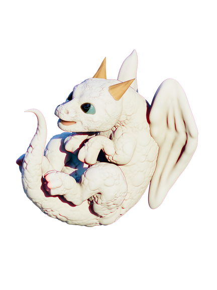 Baby White Dragon (Decorative)