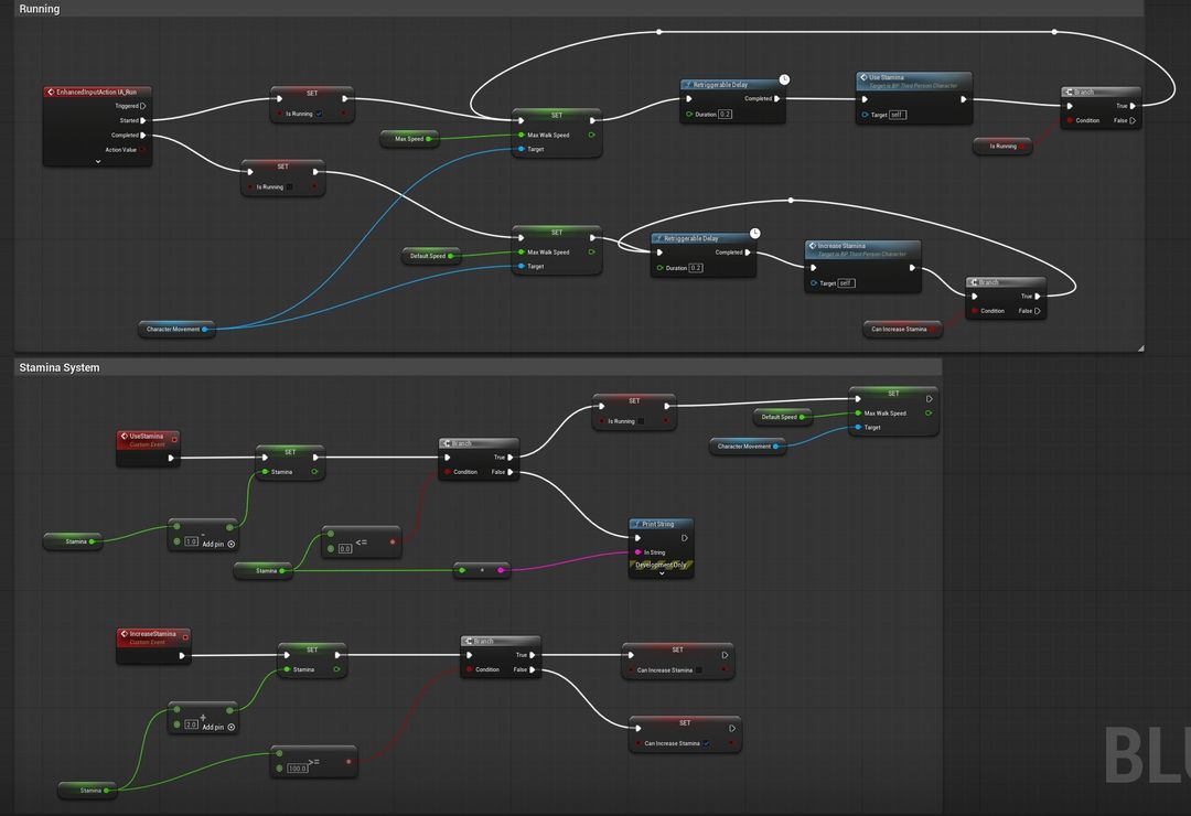 Health and Stamina System