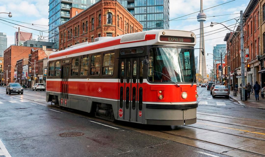Highly detailed 3D model of the iconic TTC CLRV Toronto Tram