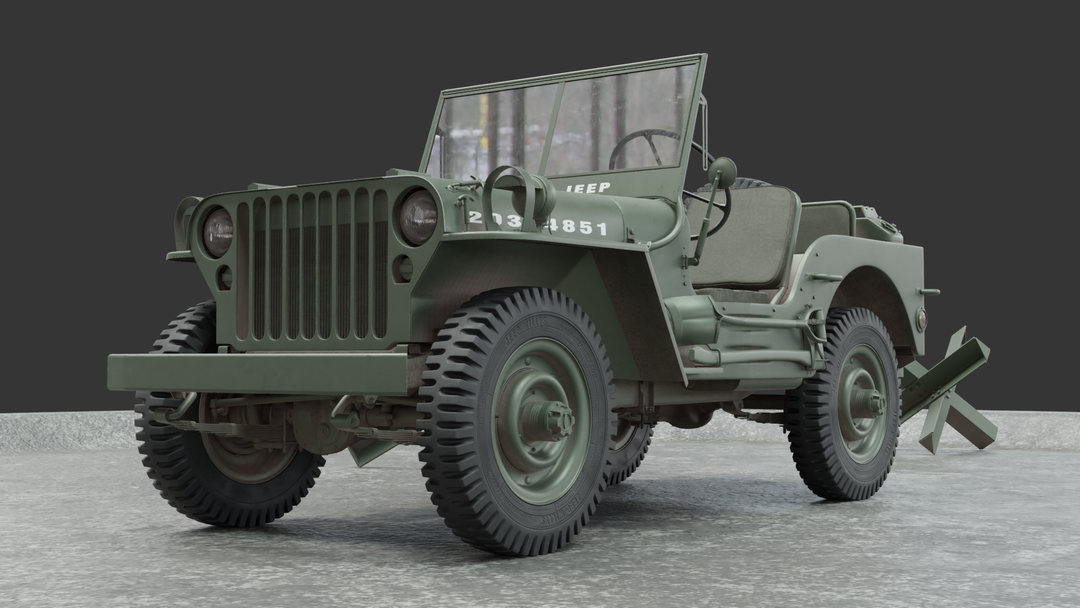 1942 Jeep Wrangler Willy Military Vehicle