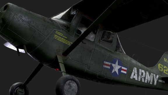 US Army Piper Cessna O-1 "Birddog"