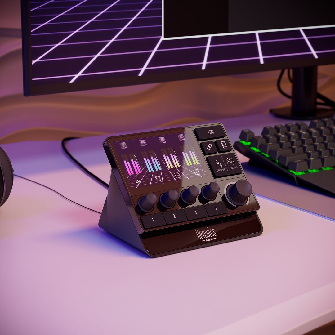 Photorealistic 3D Visualization of DJ Gear Hercules | Product Rendering