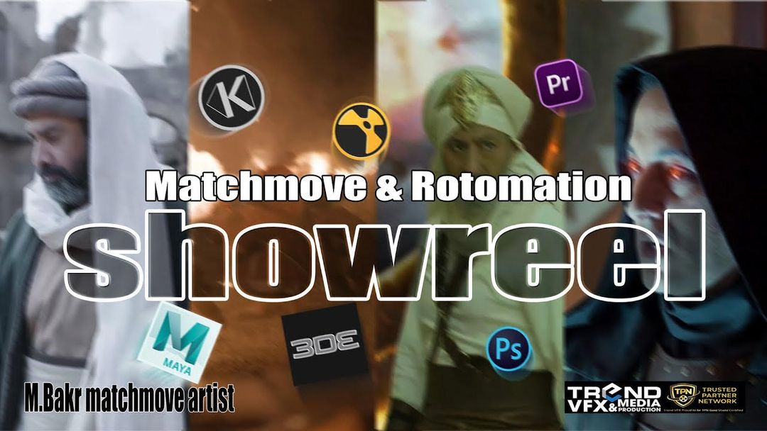 Matchmove_Showreel_3de_Keentools_Maya_Nuke by m b.