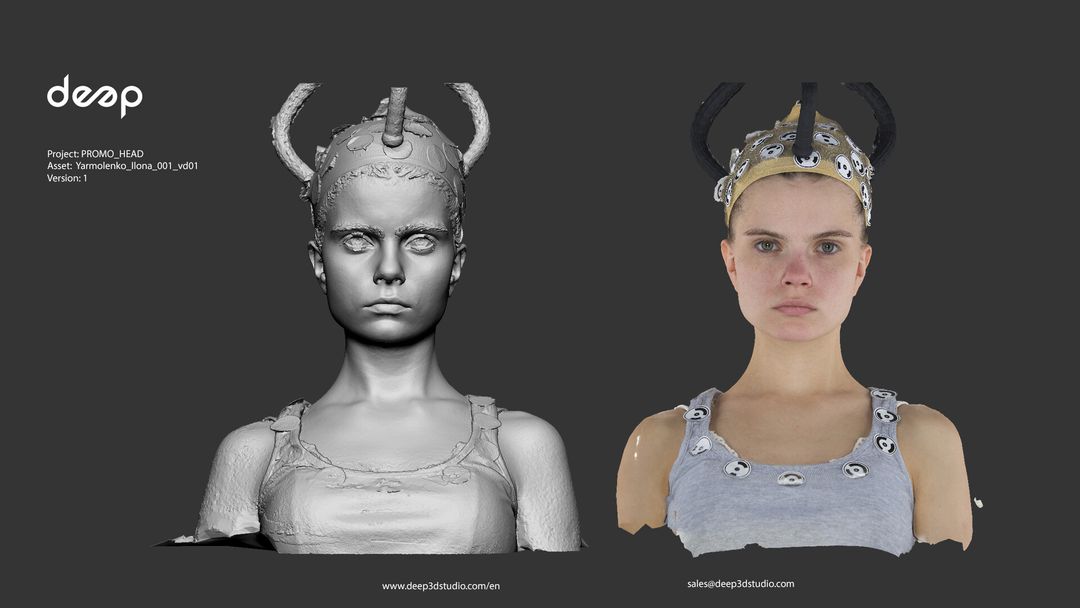 Digital double based on scan for Iclone