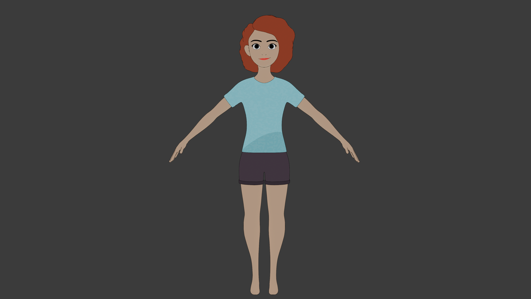 2D Style Character
