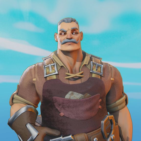 Stylized character modeling + animation