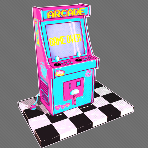 fliperama game machine